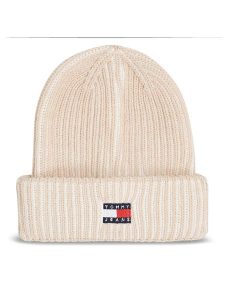 Tommy Jeans Czapka AW0AW16785 Beżowy. Brązowe czapki Tommy Jeans, bez wzorów, z jeansu. Za 139,99 zł.