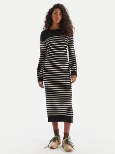 Roxy Sukienka dzianinowa Cool Waves SD ERJKD03536 Czarny Regular Fit. Czarne kombinezony Roxy, xl, bez wzorów, z dzianiny, bez kołnierzyka, bez ramiączek. Za 339,99 zł.