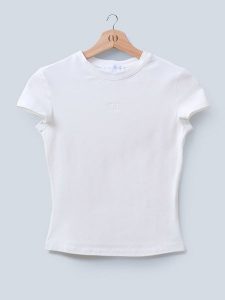 LeGer Koszulka w kolorze białym rozmiar: 34. Białe bluzki LeGer, bez wzorów, bez kołnierzyka, bez ramiączek. Za 113,63 zł.