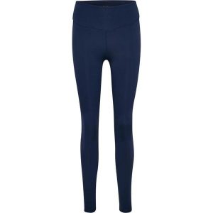 Damskie legginsy Hummel Pulse. Niebieskie legginsy Hummel, bez wzorów, z podwyższonym stanem. Za 237,50 zł.
