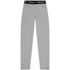 Spodnie treningowe damskie Champion Wmns Script Logo Waist Zip Detail Leggings. Szare spodnie z wysokim stanem Champion, bez wzorów, z dresówki. Za 167,00 zł.