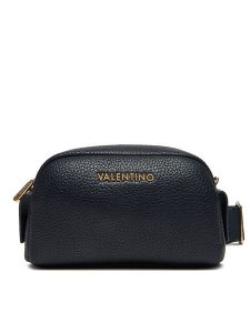 Valentino Torebka Blossom Re VBS8P215 Granatowy. Niebieskie listonoszki Valentino, bez wzorów, ze skóry, bez dodatków. Za 369,99 zł.