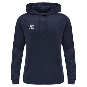 Bluza do piłki ręcznej dla dorosłych Hummel hml CORE XK poly z kapturem. Niebieskie bluzy Hummel, l, bez wzorów, z kapturem. Za 191,00 zł.
