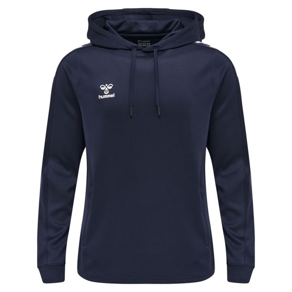 Bluza do piłki ręcznej dla dorosłych Hummel hml CORE XK poly z kapturem. Niebieskie bluzy Hummel, l, bez wzorów, z kapturem. Za 193,50 zł.