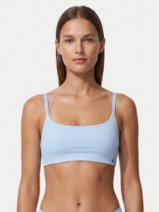 Tommy Hilfiger Biustonosz top UW0UW06223 Niebieski jasny. Niebieskie biustonosze TOMMY HILFIGER, xs, bez wzorów, z syntetyku, bez kołnierzyka, bez ramiączek. Za 159,99 zł.