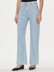 Boss Jeansy Marlene Hr 3.0 50512564 Niebieski Regular Fit. Niebieskie jeansy Boss, bez wzorów, z bawełny. Za 549,99 zł.
