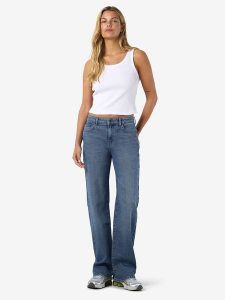 Noisy may Dżinsy "Yolanda" - Regular fit - w kolorze niebieskim rozmiar: W27/L30. Niebieskie jeansy Noisy may, z aplikacjami, z bawełny. Za 144,95 zł.
