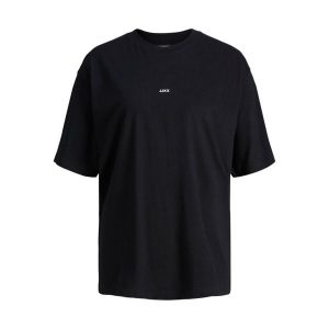 Koszulka damska JJXX Andrea Loose Every Logo Noos. Czarne bluzki JJXX, bez wzorów, sportowe, bez kołnierzyka, bez ramiączek. Za 116,00 zł.