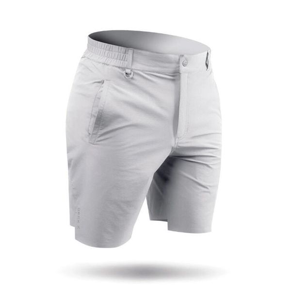 Spodenki żeglarskie dla kobiet Zhik Deck Shorts. Szare szorty ZHIK, bez wzorów, sportowe. W wyprzedaży za 391,90 zł.