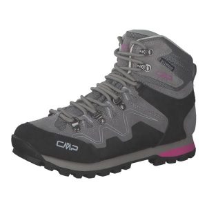 Buty turystyczne damskie CMP Athunis Mid WP. Czarne buty trekkingowe CMP, bez zapięcia. Za 424,99 zł.