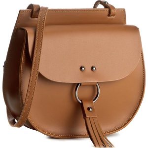 Torebka CREOLE - K10292 Brązowy. Brązowe torebki klasyczne marki Creole. W wyprzedaży za 129,00 zł.