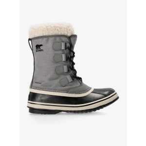 Buty zimowe damskie Sorel Winter Carnival WP. Czerwone buty trekkingowe Sorel, bez zapięcia. Za 445,99 zł.