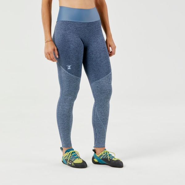 Legginsy wspinaczkowe damskie Simond Vertika. Niebieskie legginsy SIMOND, bez wzorów, z elastanu. Za 79,99 zł.