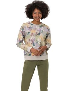 Heine Bluza w kolorze beżowym ze wzorem rozmiar: 48. Brązowe bluzy Heine, bez wzorów, bez kaptura. Za 65,85 zł.