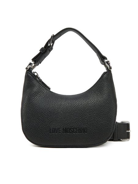 LOVE MOSCHINO Torebka JC4019PP1MLT000B Czarny. Czarne torebki klasyczne LOVE MOSCHINO, bez wzorów, ze skóry, bez dodatków. Za 449,99 zł.