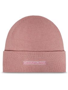 Calvin Klein Czapka Inst Embro K60K612651 Różowy. Czerwone czapki Calvin Klein, bez wzorów, z bawełny. Za 129,99 zł.