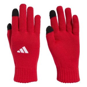 Rękawice Liverpool FC. Białe rękawiczki ADIDAS, bez wzorów, z dzianiny. Za 119,00 zł.