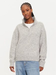Calvin Klein Jeans Sweter J20J224238 Szary Regular Fit. Szare swetry klasyczne Calvin Klein Jeans, xl, z jeansu, bez kołnierzyka. Za 369,99 zł.