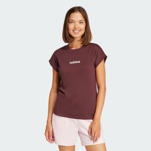 Koszulka Essentials Linear Cotton. Białe bluzki ADIDAS, s, bez wzorów, z bawełny, sportowe, bez kołnierzyka, bez ramiączek. Za 89,95 zł.