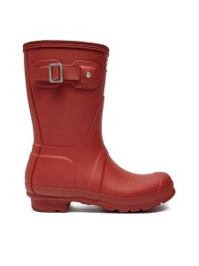 Hunter Kalosze WFS1000RMA Czerwony. Czerwone kalosze Hunter, bez wzorów, z tworzywa sztucznego. Za 349,99 zł.