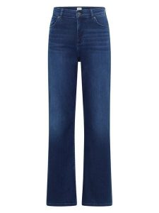 Mustang Jeansy Madison 1016596 Granatowy Wide Fit. Niebieskie jeansy Mustang, bez wzorów, z bawełny. Za 299,99 zł.