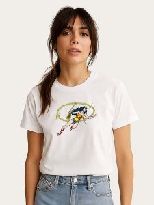 WOOOP Koszulka "Wonder Woman Lasso of Truth" w kolorze białym rozmiar: XXL. Białe bluzki Wooop, xxl, bez wzorów, z bawełny, bez kołnierzyka, bez ramiączek. Za 56,99 zł.