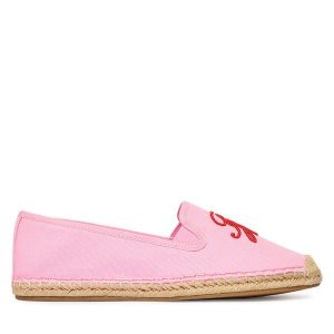 Espadryle Tommy Hilfiger. Czerwone espadryle TOMMY HILFIGER, bez wzorów, bez obcasa. Za 259,99 zł.