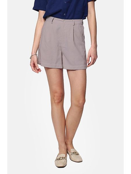 Le Jardin du Lin Lniane szorty w kolorze beżowym rozmiar: 42. Brązowe szorty Le jardin du lin, bez wzorów, ze lnu, klasyczne, z standardowym stanem. Za 88,02 zł.