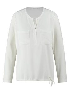 Gerry Weber Bluzka w kolorze białym rozmiar: 46. Białe bluzki Gerry Weber, bez wzorów, bez kołnierzyka, bez ramiączek. Za 131,74 zł.