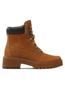 Timberland Trapery Carnaby Cool 6in TB0A5VPZ2311 Brązowy. Brązowe buty zimowe Timberland, z nubiku, bez obcasa, bez zapięcia. Za 799,99 zł.