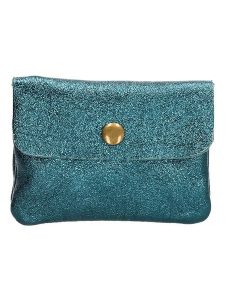 Charm Portfel "Elisa" w kolorze niebieskim - 11 x 1,5 x 7,5 cm rozmiar: onesize. Niebieskie portfele Charm, bez wzorów, z materiału. Za 61,02 zł.