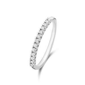 Isabel Bernard Isabel Bernard De la Paix Madeline 14 Karat | Weißgold Ring | Diamant 0.14 Karat | IBD330021-50 Pierścionki 1 ct Damski. Białe pierścionki Isabel Bernard, z diamentem, złote. Za 3 736,99 zł.