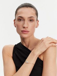 Guess Bransoletka JUBB05 106JW Złoty. Żółte bransoletki Guess, ze stali. Za 269,99 zł.