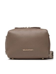 Valentino Torebka Pattie VBS52901G Brązowy. Brązowe listonoszki Valentino, bez wzorów, ze skóry, bez dodatków. Za 279,99 zł.