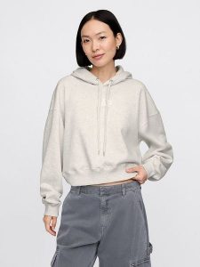 GAP Bluza w kolorze kremowym rozmiar: XL. Brązowe bluzy GAP, xl, bez wzorów, z kapturem. Za 105,38 zł.
