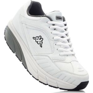 Sneakersy Kappa bonprix biało-szary. Buty sportowe marki bonprix. Za 129,99 zł.