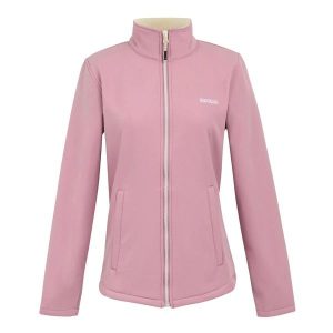 Damska wiatrówka Regatta Connie V. Czerwone kurtki Regatta, bez wzorów, z softshellu, bez kaptura. Za 252,00 zł.