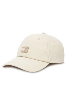 Tommy Jeans Czapka z daszkiem Heritage AW0AW17580 Beżowy. Brązowe czapki Tommy Jeans, bez wzorów, z bawełny. Za 129,99 zł.