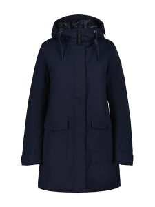 Icepeak Parka "Alpena" w kolorze granatowym rozmiar: 38. Niebieskie płaszcze Icepeak, m, bez wzorów, z materiału, bez kaptura. Za 250,35 zł.