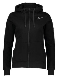 Mizuno Bluza w kolorze czarnym rozmiar: M. Czarne bluzy Mizuno, m, bez wzorów, bez kaptura. Za 118,84 zł.