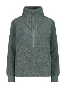 CMP Bluza polarowa w kolorze zielonym rozmiar: 40. Zielone bluzy CMP, bez wzorów, z polaru, bez kaptura. Za 187,52 zł.