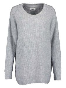 Blue Seven Sweter w kolorze jasnoszarym rozmiar: 40. Szare swetry oversize Blue Seven, bez wzorów, ze splotem, bez ramiączek. Za 74,63 zł.