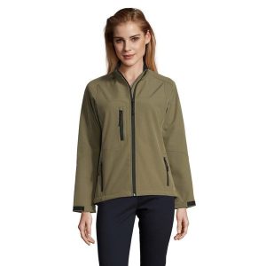 Kurtka Damska Roxy Soft Shell. Zielone kurtki SOL'S, s, bez wzorów, bez kaptura. Za 217,99 zł.