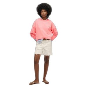 Bluza damska Superdry Essential. Brązowe bluzy Superdry, bez wzorów, bez kaptura. Za 237,05 zł.