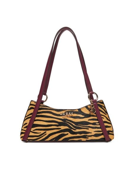 Guess Torebka HWZG75 29180 Beżowy. Brązowe torebki klasyczne Guess, z aplikacjami, ze skóry, bez dodatków. Za 350,99 zł.