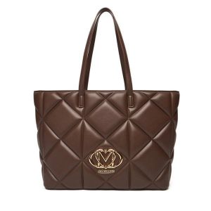Torebka LOVE MOSCHINO. Brązowe shopper bag LOVE MOSCHINO, bez wzorów, bez dodatków. Za 759,99 zł.