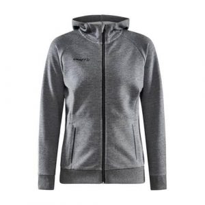 Bluza sportowa damska Craft Core Soul Full Zip. Szare bluzy Craft, m, bez wzorów, z kapturem. Za 385,35 zł.
