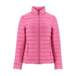 Kurtka JOTT CHA Rose. Czerwone kurtki Jott, bez wzorów, z puchu, bez kaptura. Za 383,99 zł.