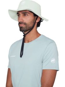 Mammut Kapelusz w kolorze zielonym rozmiar: L. Zielone kapelusze Mammut, bez wzorów. Za 99,45 zł.