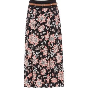 Spódnica maxi z paskiem (komplet 2-częściowy). Zielone spódnice bonprix, bez wzorów, maxi. Za 144,99 zł.